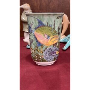 Coastal Décor Fish Vase